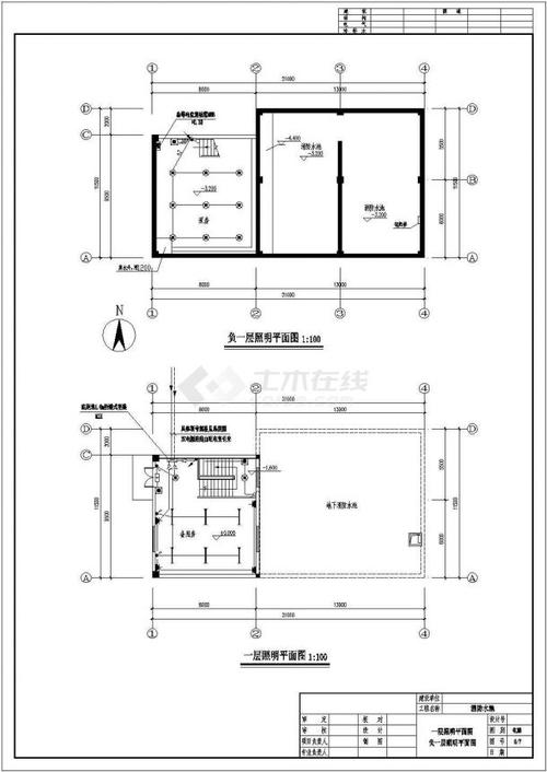 某工程消防水箱间电气图纸,含电气设计说明_其他市政电气设计施工图